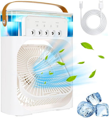 ❄️ ArcticCool™ 4-In-1 Portable Air Conditioner – Mini Air Cooler, Humidifier & Aroma Fan with Ice Cooling Technology 💨